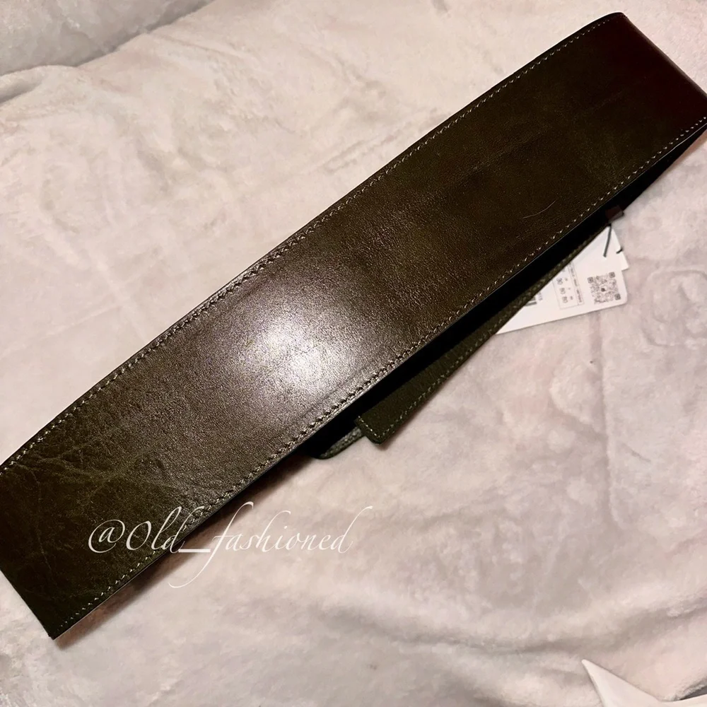 ZARA Leather Buckle Belt